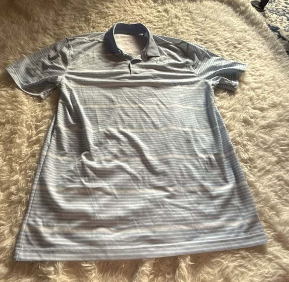 Nike Dri-FIT Striped Polo‎ Shirt Size M